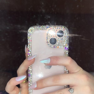 Luxury Bling Phone Cases With Phone Grip Phone Stand Sparkle Rhinestone ...