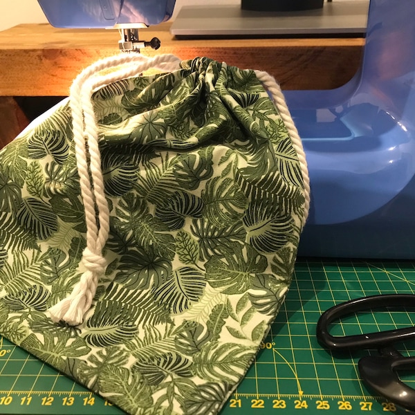 Drawstring Bag Pattern, PDF Sewing Pattern, Reusable Bag Pattern ...