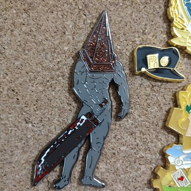 Silent Hill Pyramid Head Enamel Pin or Magnet Classic -  Singapore