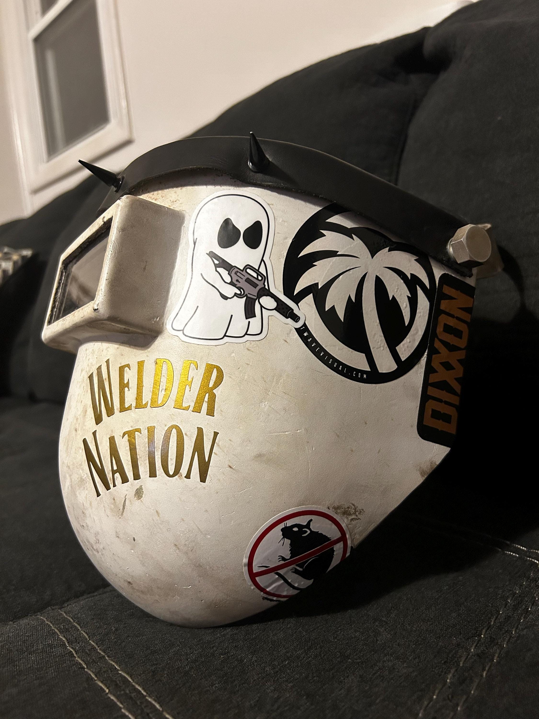 Badass sticker for my welding hood