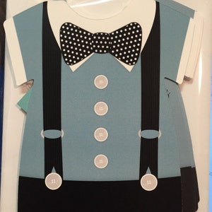 Boy Baby Shower Invites Bowtie Invitations Blue Suspenders Invitation ...
