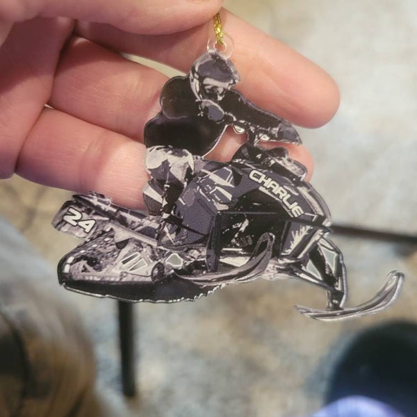 Personalized Saxophone Ornament Acrylic 2D, Saxophone Christmas