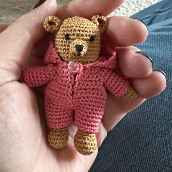 Crochet Pattern Bear in Jumpsuit, Many VIDEO Tutorials, Amigurumi ...