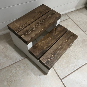 Simple Step Stool Plan: Beginner Woodworking Project (PDF) - Etsy