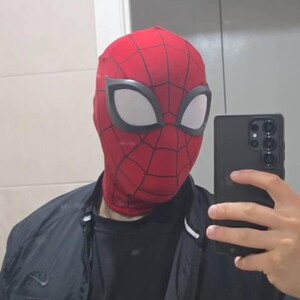スペクタキュラー・スパイダーマン フェイスシェル+レンズ+布製マスク