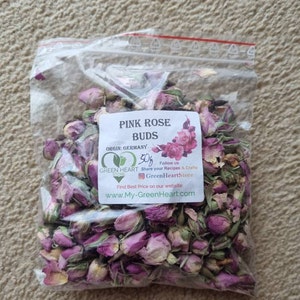 68 Types of Flowers & Petals 10g 50g Edible Dried 