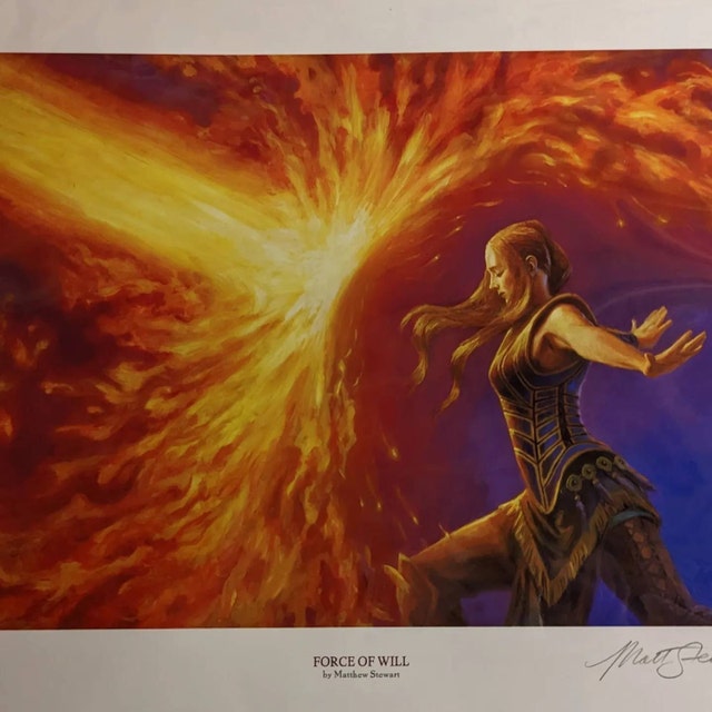 Force of Will, Signed Giclee Print - Etsy Force of Will, Signed Giclee Print - Etsy