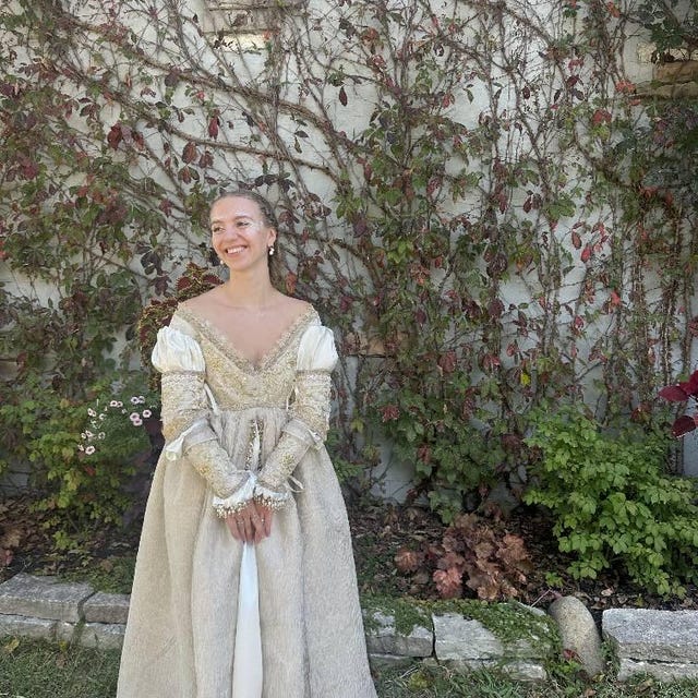 Empire Waisted off the Shoulder Overdress Perfect for Any Princess or  Peasant - Etsy