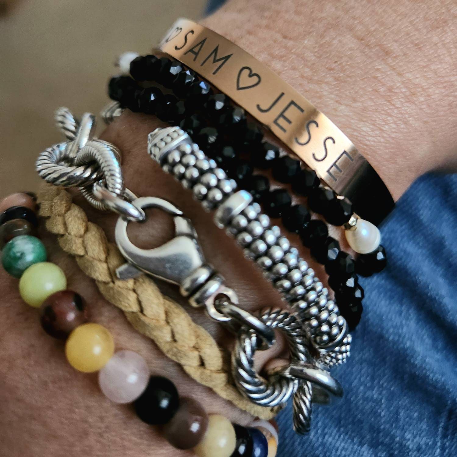 Personalized Cuff Bracelet for Women Custom Inspiration Engraved Bracelet Bridesmaids Gift For Her Gold Bangle Bracelet Wedding Jewelry