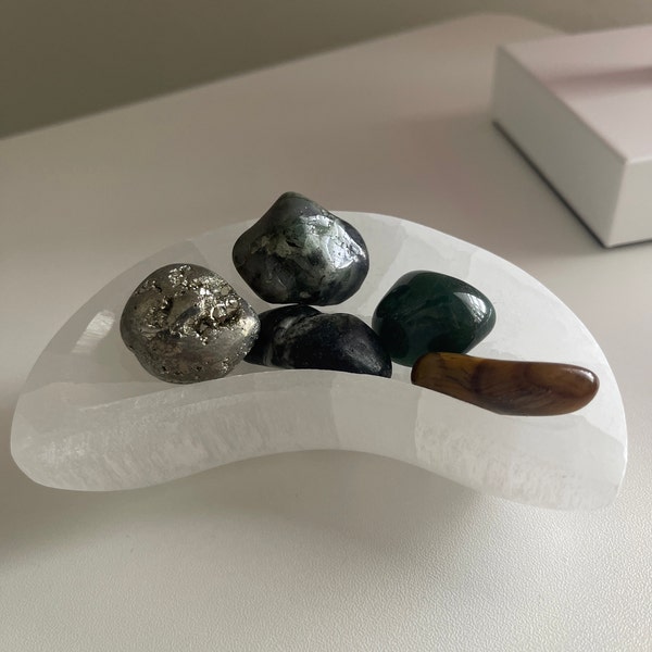 Attract Wealth and Abundance Crystal Kit, Money Manifestation Crystal ...