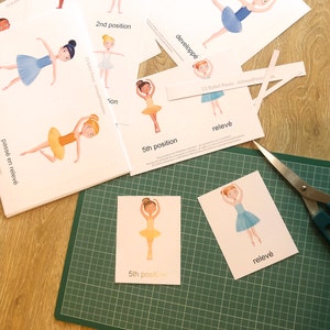 CHECKLIST BALLET Poses Printable Poster for Girls, Little Ballerinas ...