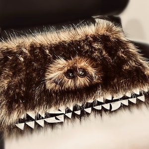 Furry Brown Monster Laptop Sleeve - Etsy