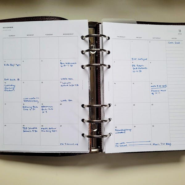 HP Classic 24 Hour Daily Printable Planner Insert | Hourly Time ...