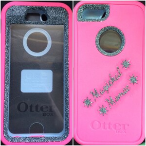 Otterbox Galaxy S4 Case Custom Glitter Protector Commuter | Etsy