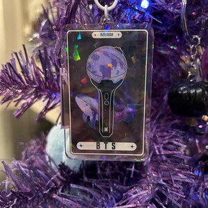 BTS Lightstick Tarotbong Keychain | Double-sided Acrylic