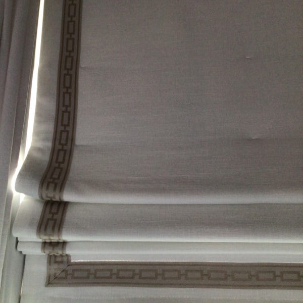 Custom Pelmet, Custom Box Valance, Fabric Millennium, Geometric Pattern ...