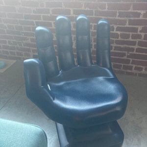 Royal Blue LEFT Hand Shaped Chair 32 tall adult size | Etsy