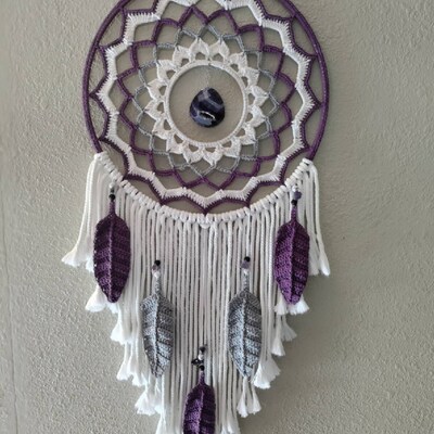 Pattern-crochet 12 Mandaladreamcatcher Pattern-pdf Instant Download ...