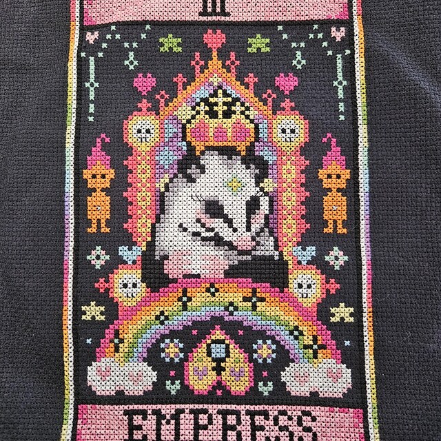 The Empress - Nostalgic Tarot - Cross Stitch Pattern - Retro, 90's