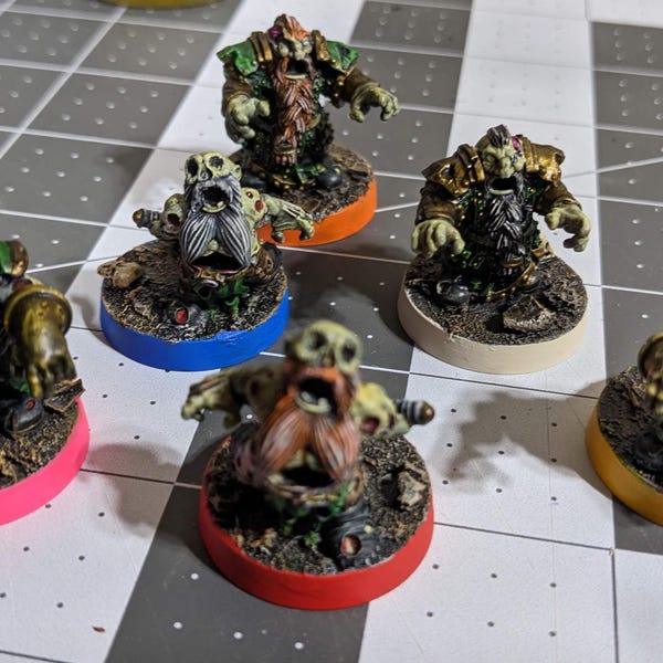 Warforged Ranger 3D Printed Resin Miniature Set Tabletop Role Playing ...
