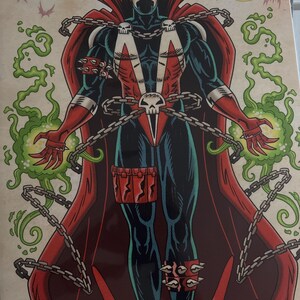 SPAWN ポスター Spawn, Signed 11 X 17 Color Print by Darryl Young - Etsy