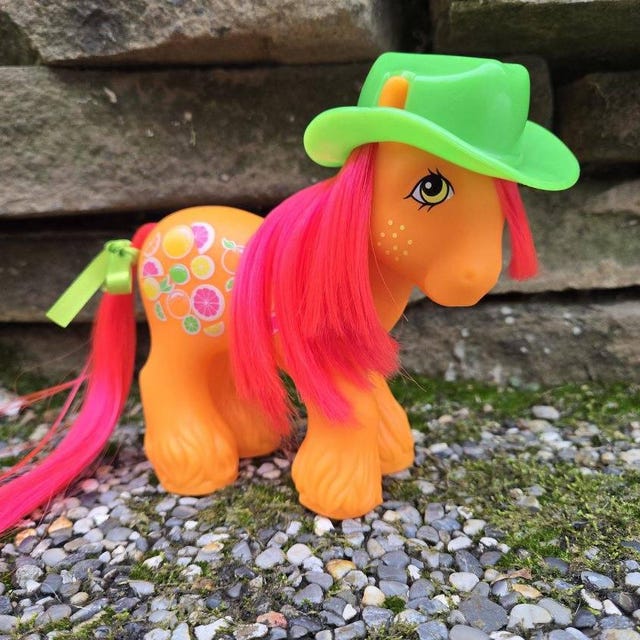 HQG1 Classic Custom Pony Citrus Squeeze Farmer Boy Brother Orange