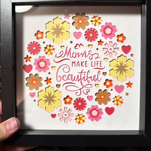 Shadow Box Frame SVG for Cricut Projects, Square Frame Svg, Rectangle ...