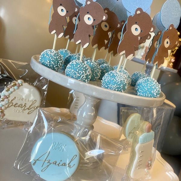 60 Cupcake Toppers 'Pirati' Personalizzati Per La Festa Di Complean A Tema Del Vostro Bambino