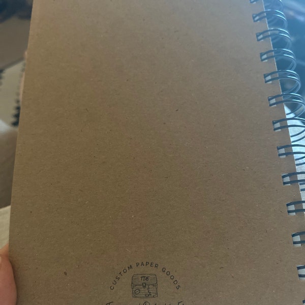 Blank Journal, Blank Cover Journal, Spiral Kraft Notebook, Journal ...