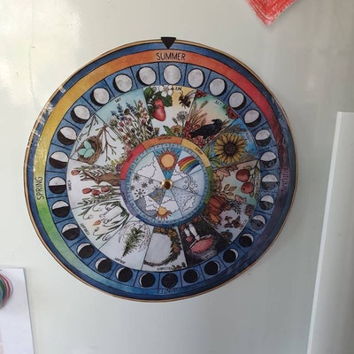Perpetual Calendar Wheel of the Year Printable - Etsy