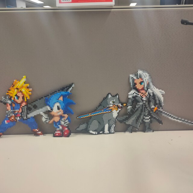 Cloud and Sephiroth Perler Beads - Etsy