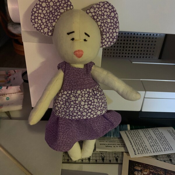 Stuffed Mouse Pattern / Plush Toy Pattern / Animal Pattern / PDF Sewing