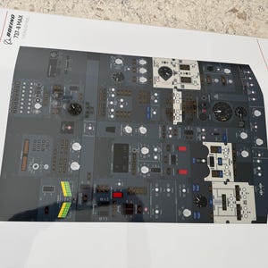 Boeing 737-8 MAX Cockpit Familiarization Poster - Digital Full