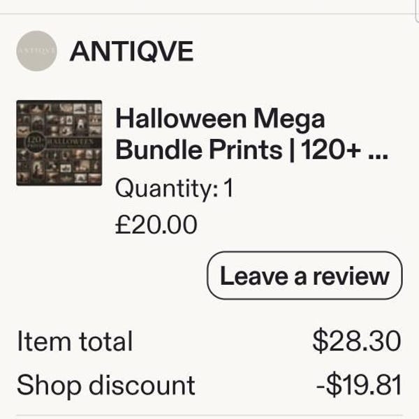 Halloween Mega Bundle Prints | 120+ Prints | Spooky Fall Decor | Gothic ...