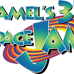 Download Baby Space Jam Logo For Your Next Party Event Png Etsy