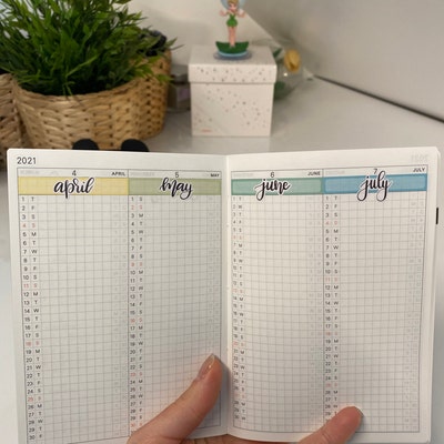 Hobonichi A6 Original, A6 English Planner, and A6 Day Free Yearly Index ...