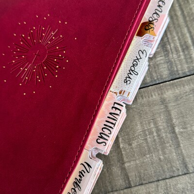 SPANISH Scandal of Grace Peel and Stick Bible Tabs With Adhesive and