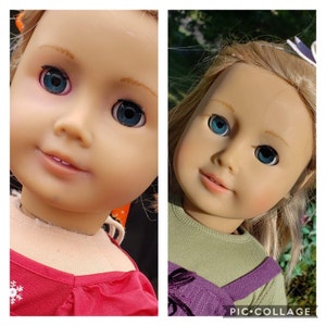 repainting bitty baby hair