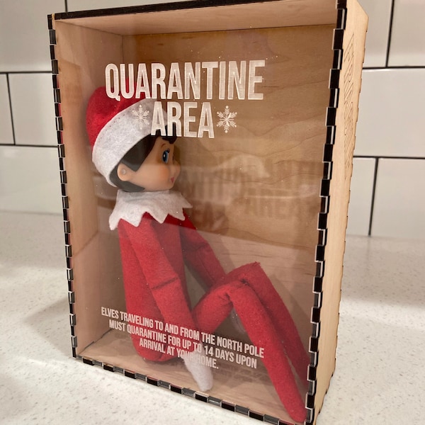 Christmas Elf Quarantine Box 1/8material ONLY DIGITAL FILE - Etsy