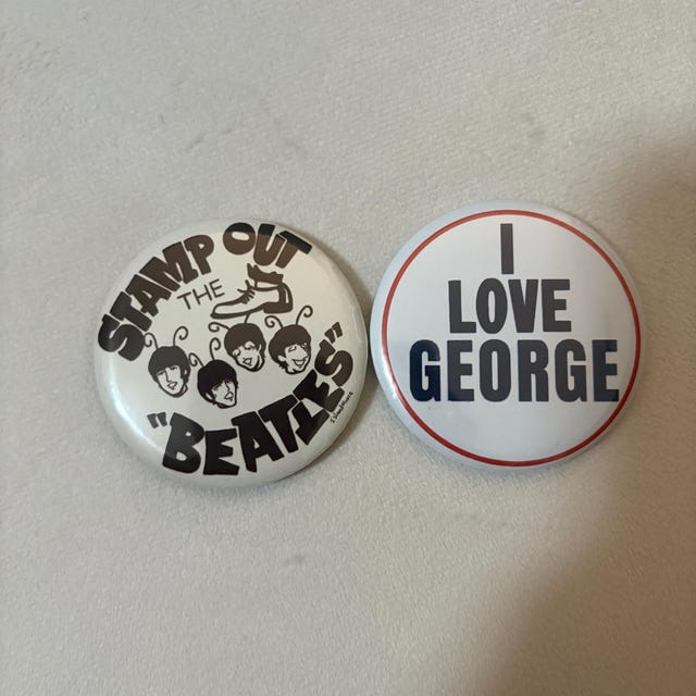 The Beatles Vintage Repro Badge/pin/buttons - Etsy