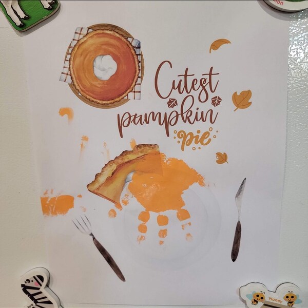 Cutest Pumpkin Pie Handprint Art Thanksgiving Handprint Craft Kids cutest-pumpkin-pie-handprint-art-thanksgiving-handprint-craft-kids