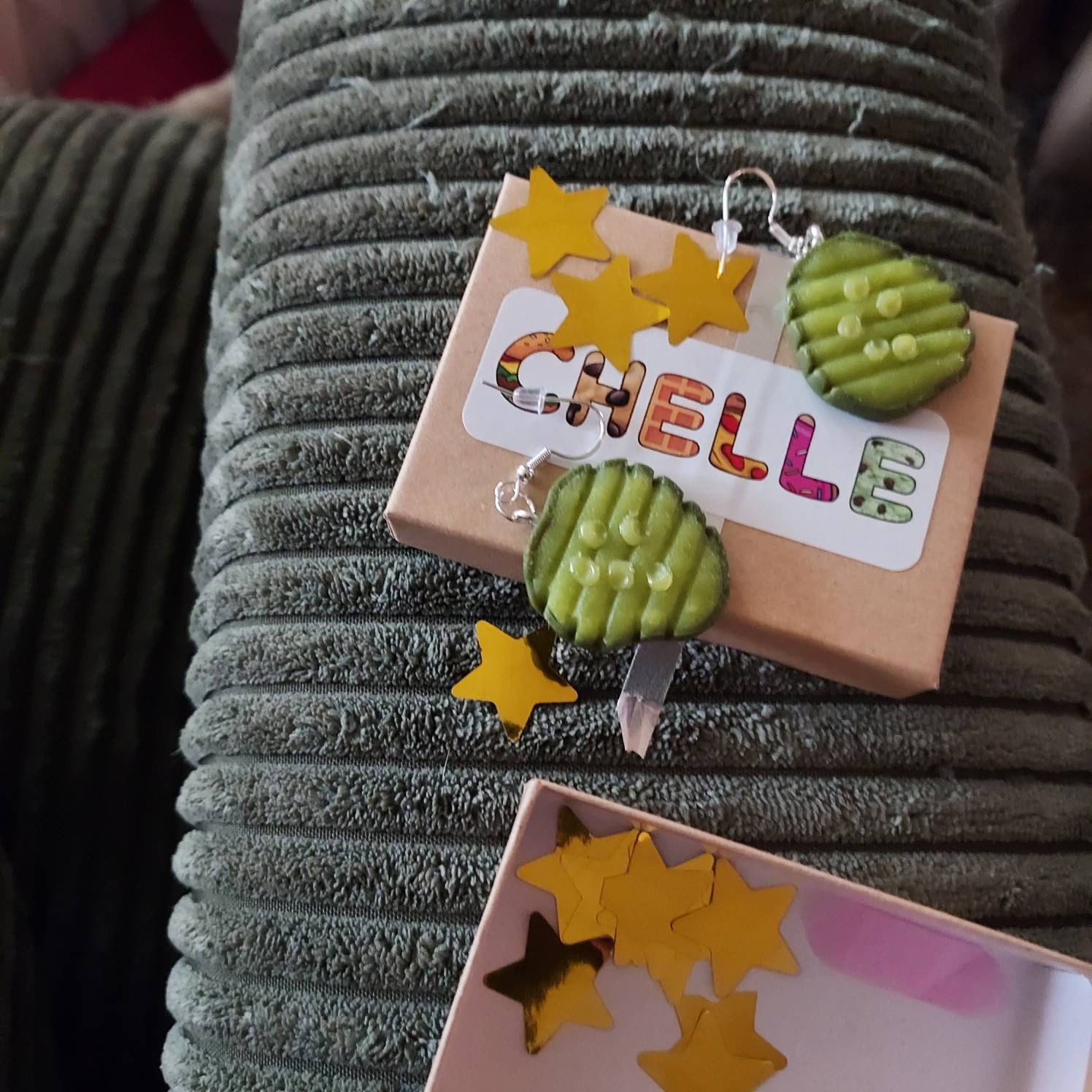 Pickle Earrings