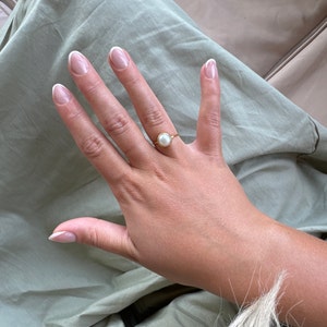 Customer photo from Jaselyn, Large Raw Pearl Ring