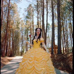 Belle Costume Inspired Princess Disney Belle Dress Adult - Etsy