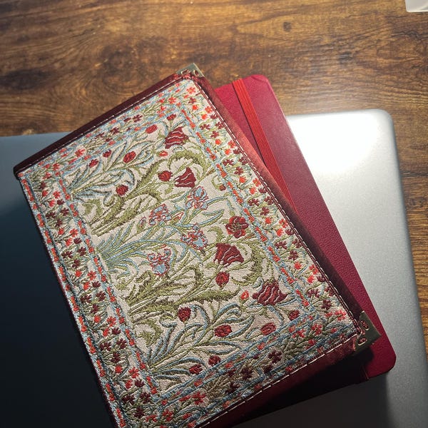 Handmade Notebook|fabric Notebook|woven Dairy Notebook|notepad for ...