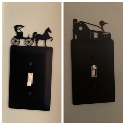 Dutch Kids Boy & Girl Light Switch Triple Plate Cover - Etsy