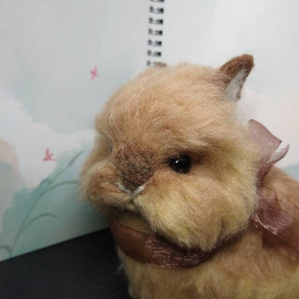 Custom Made Rabbit, Needle Felted Pet Portrait, Life Size Bunny ...