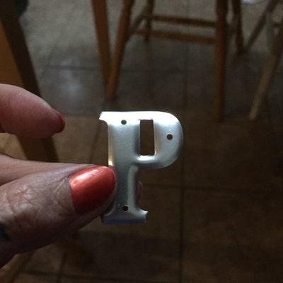 1.5 Inch Metal Letters and Numbers One and One Half Inch High Aluminum ...