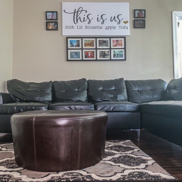 This is Us Wall Decal- This is Us Decal- This is Us Personalized- This ...