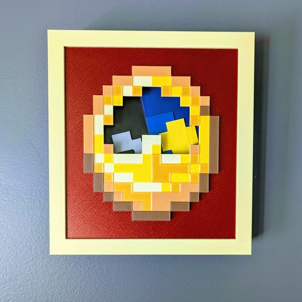 Working Minecraft Wall Clock in Item Frame - Tell Real-world Time in ...